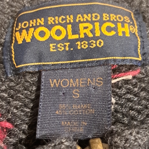 Woolrich Fair Isle Full Zip Cardigan - Picture 5 of 6
